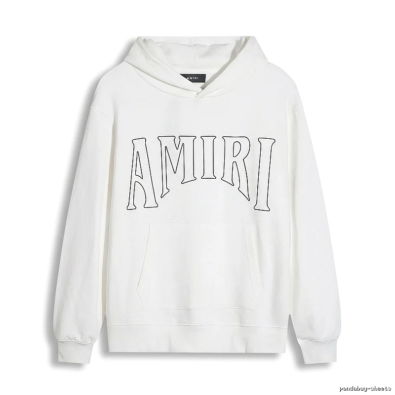 AMIRI Alphabet Style White Sweatshirt