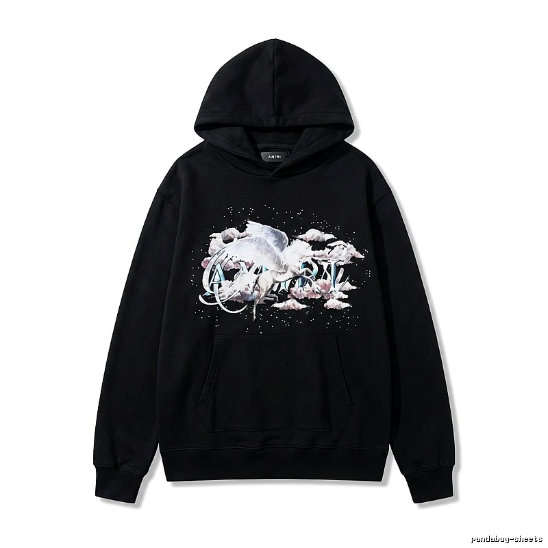 AMIRI Printed Trendy Black Sweatshirt