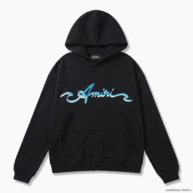 AMIRI Trendy Style Black Hoodie