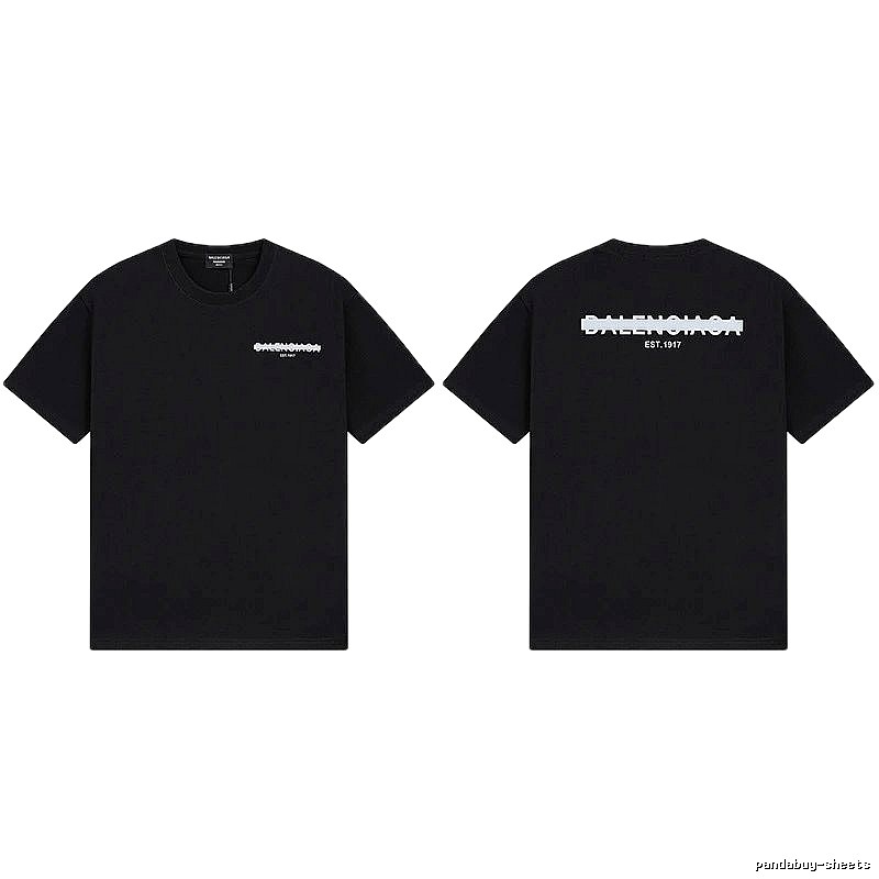 Balenciaga minimalist black T-shirt