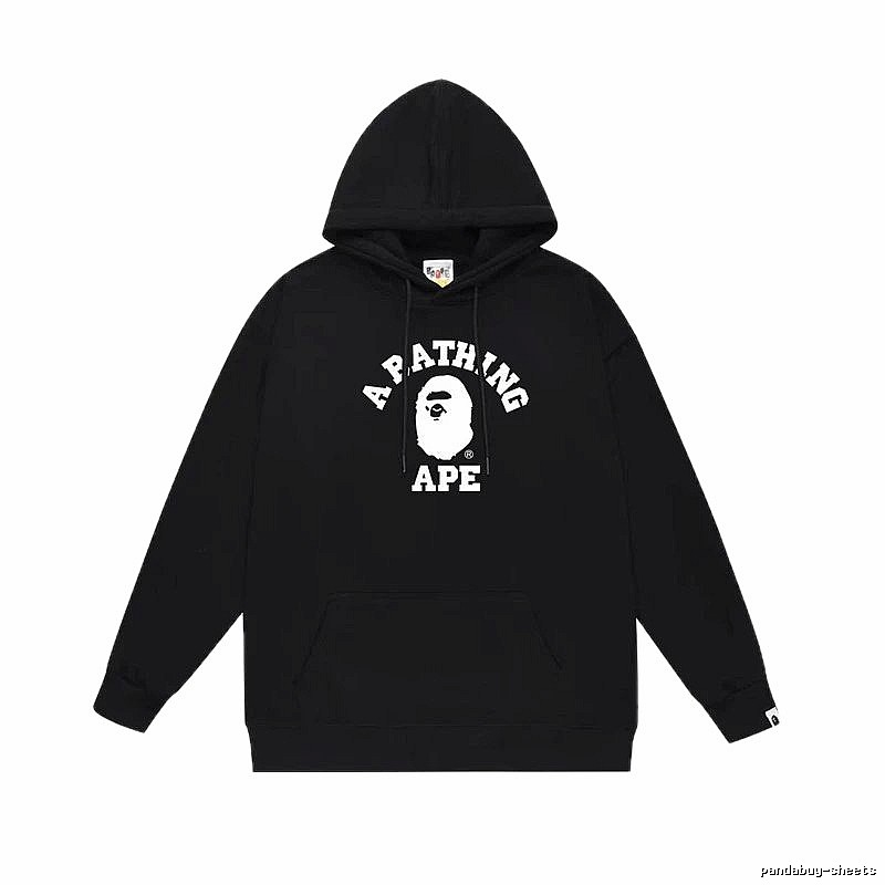 Bape Ape Head Simple Black Sweatshirt