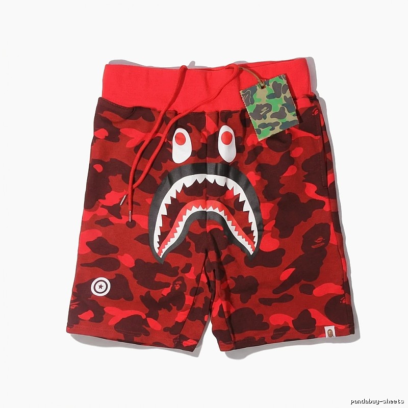 Bape Shark Camouflage Shorts