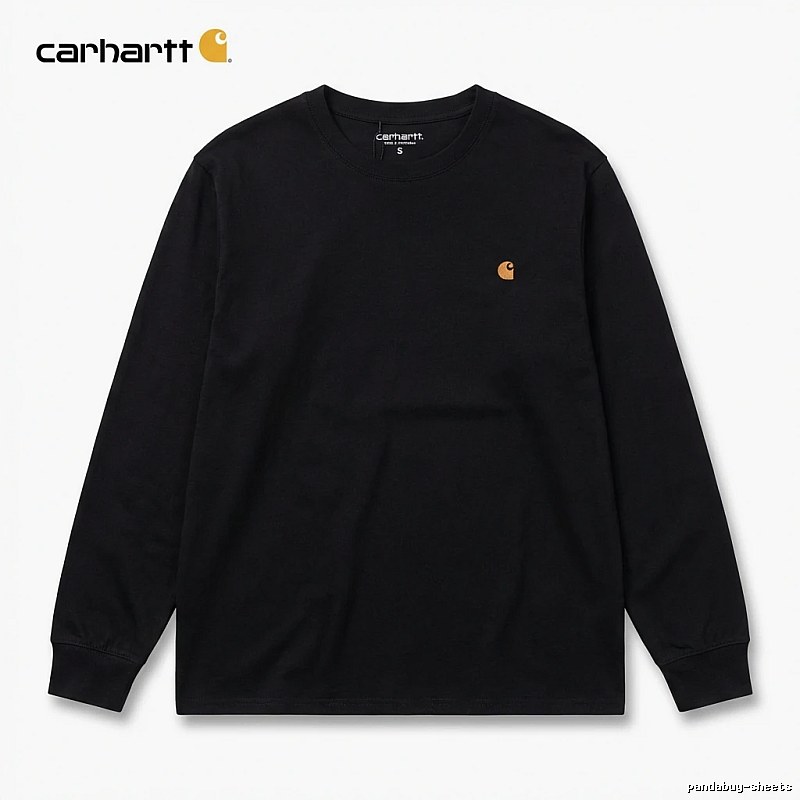Carhartt basic black long-sleeve shirt