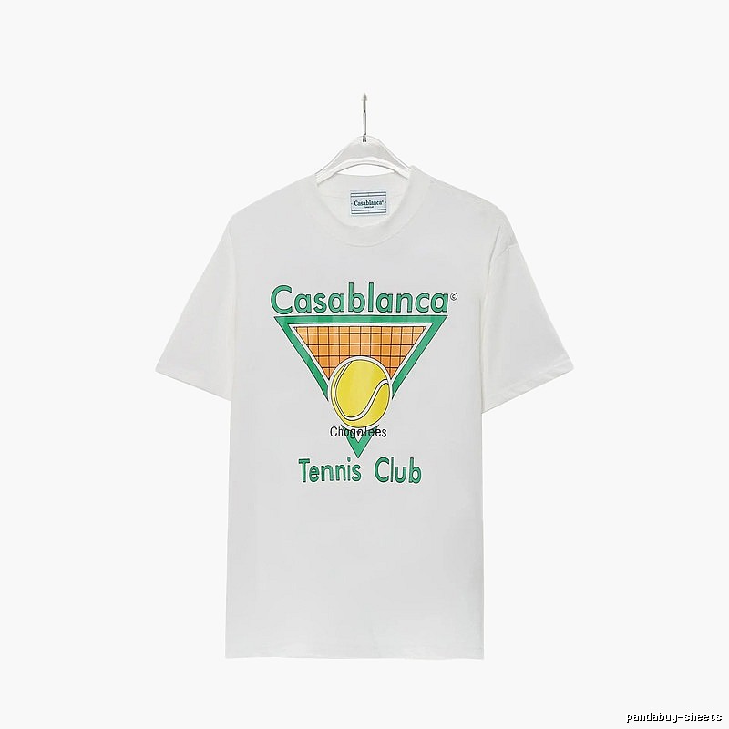 Casablanca Tennis Style White T-shirt