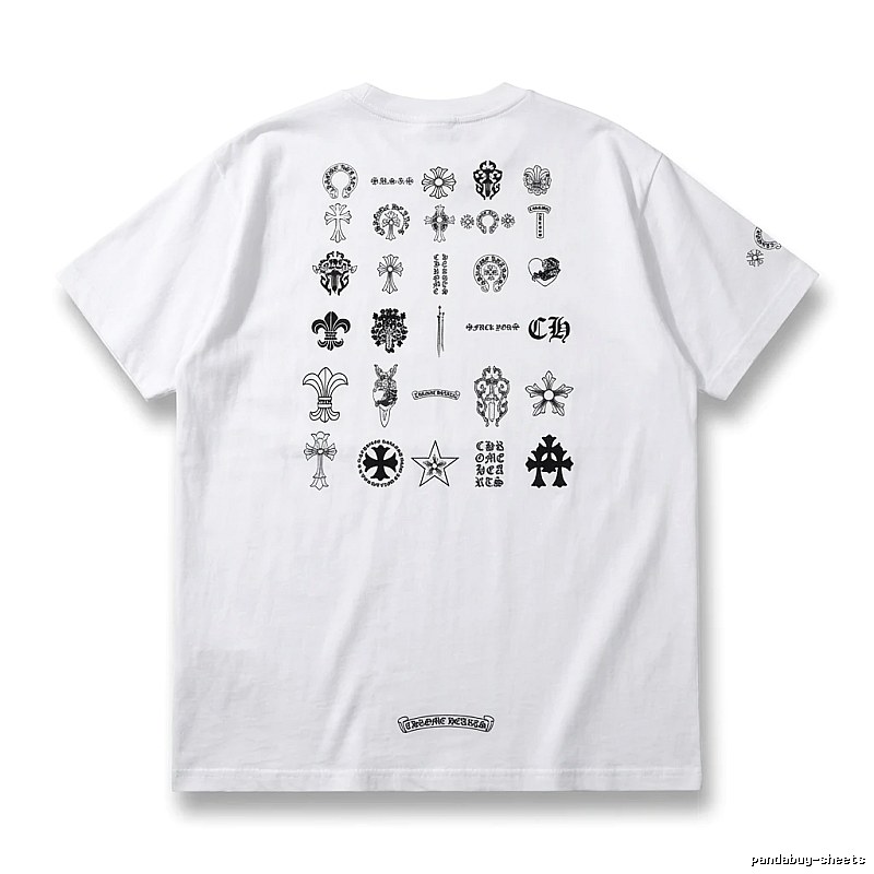 Chrome Hearts Dark Style White T-shirt