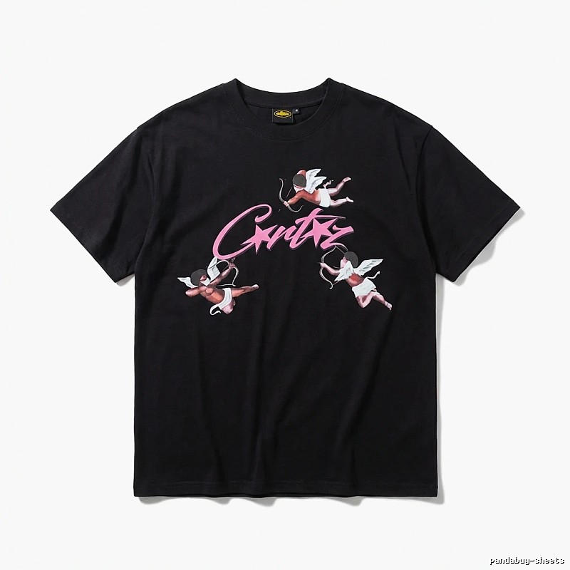 Corteiz Cupid Trendy Cool Black T-shirt
