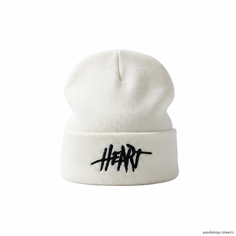 Heart Trend Brand Simple Style White Hat