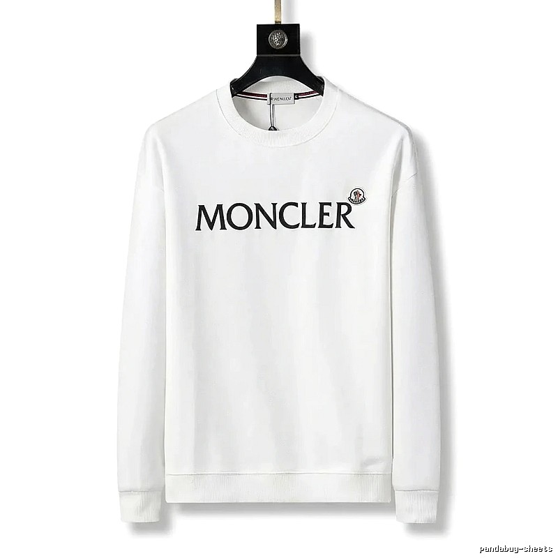 Moncler classic simple style white sweatshirt