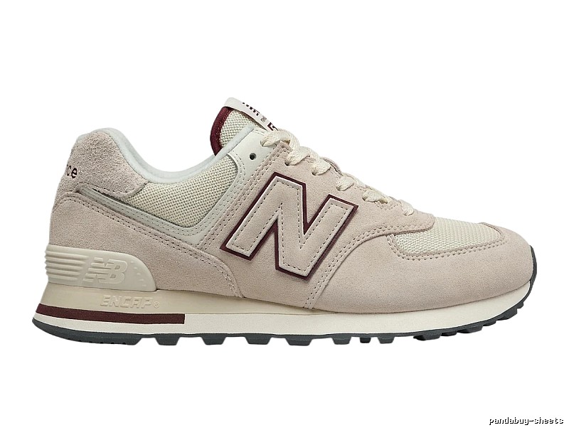 New Balance retro-style light gray sports shoes