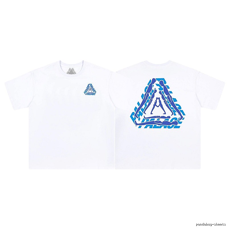 Palace Triangle Print Street-style White T-Shirt