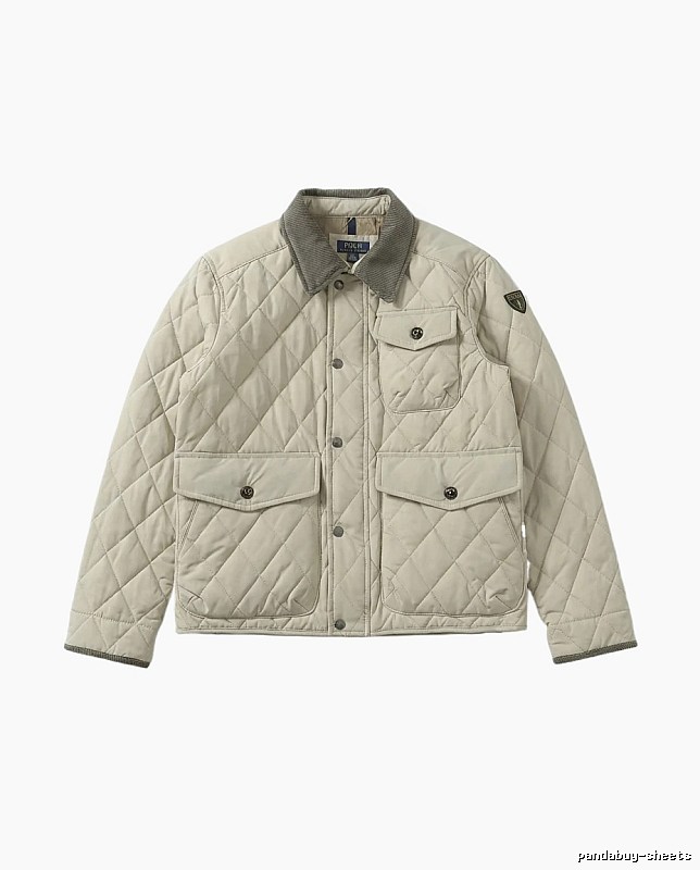 Ralph Lauren quilted retro-style cotton jacket