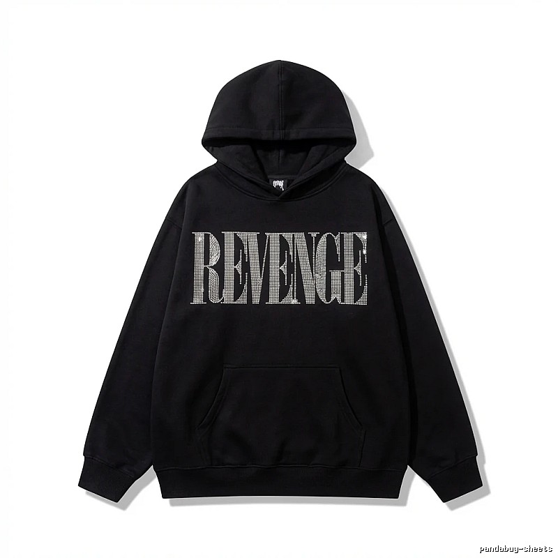 Revenge Letter Wind Black Hoodie