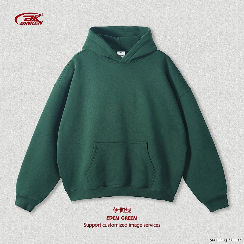 Statement Pullover hoodie Navy Blank Kangaroo for Easy Pairing