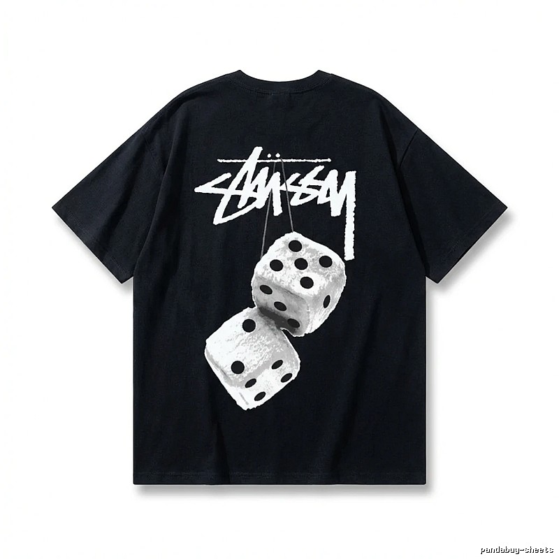 Stussy Dice Style Black T-shirt