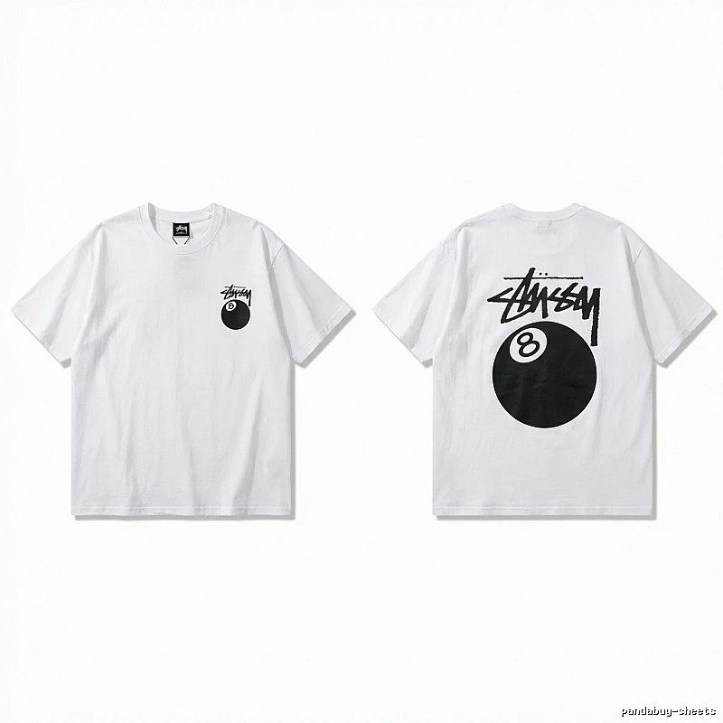 Stussy trendy style white T-shirt