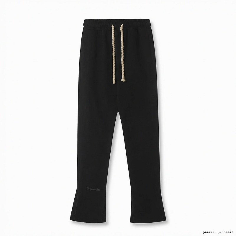 SynaWorld Trendy Style Black Long Pants