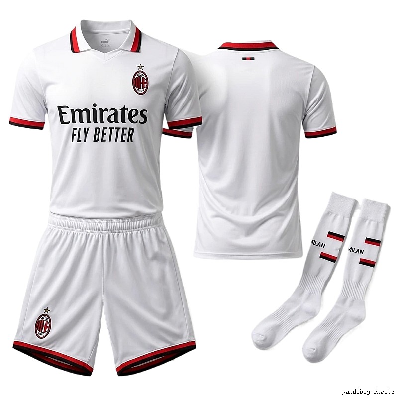 AC Milan minimalist white jersey