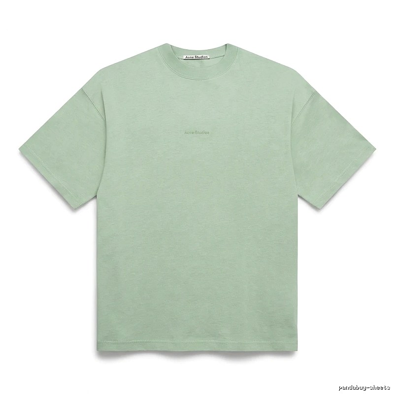 Acne Studios minimalist style light green T-shirt