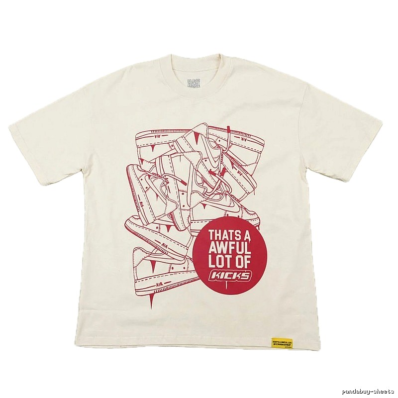 ALOCS Sneaker Printed Street Style Off-white T-shirt