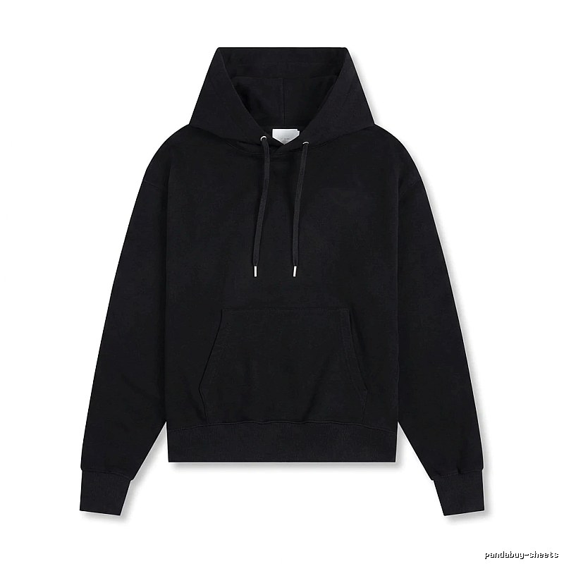 AMI Basic Style Simple Black Hoodie