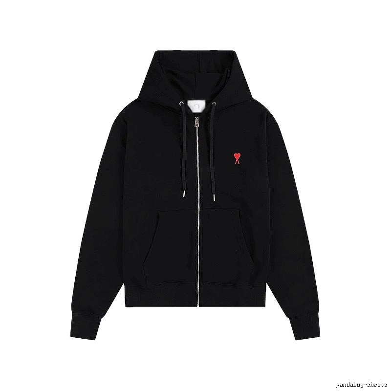 AMI Love Trend Brand Black Hoodie