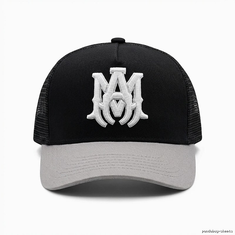 AMIRI Embroidered Trendy and Cool Black Hat