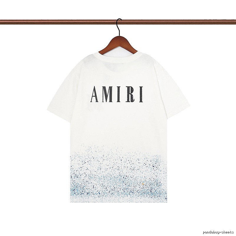 Amiri Relaxed Graphic T-shirt White Blue Amiri with Designer-Inspired Detail