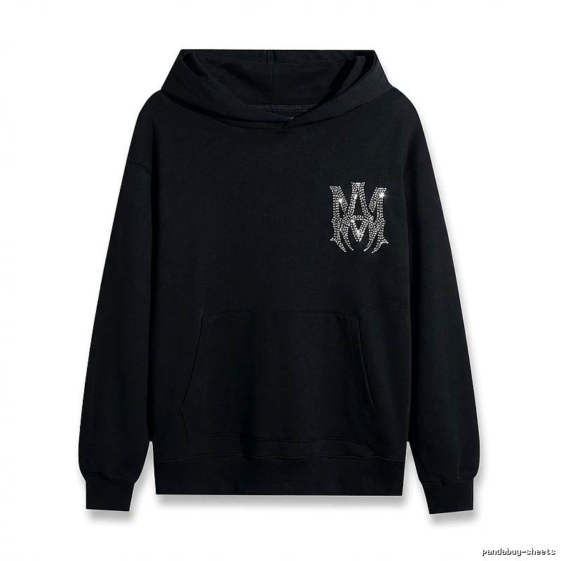 AMIRI's trendy and cool black hoodie