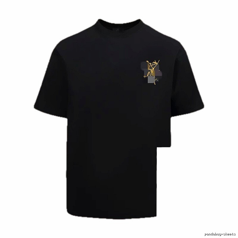 Arc'teryx Printed Functional Style Black Short Sleeve T-Shirt