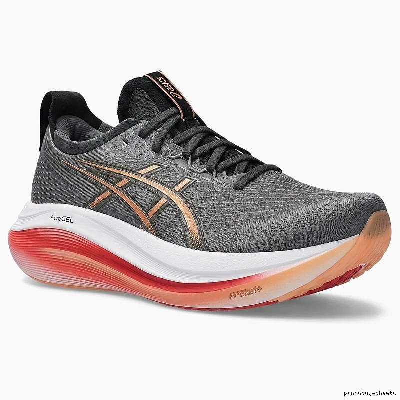 ASICS PureGEL Fashion Black-Orange Sports Shoes