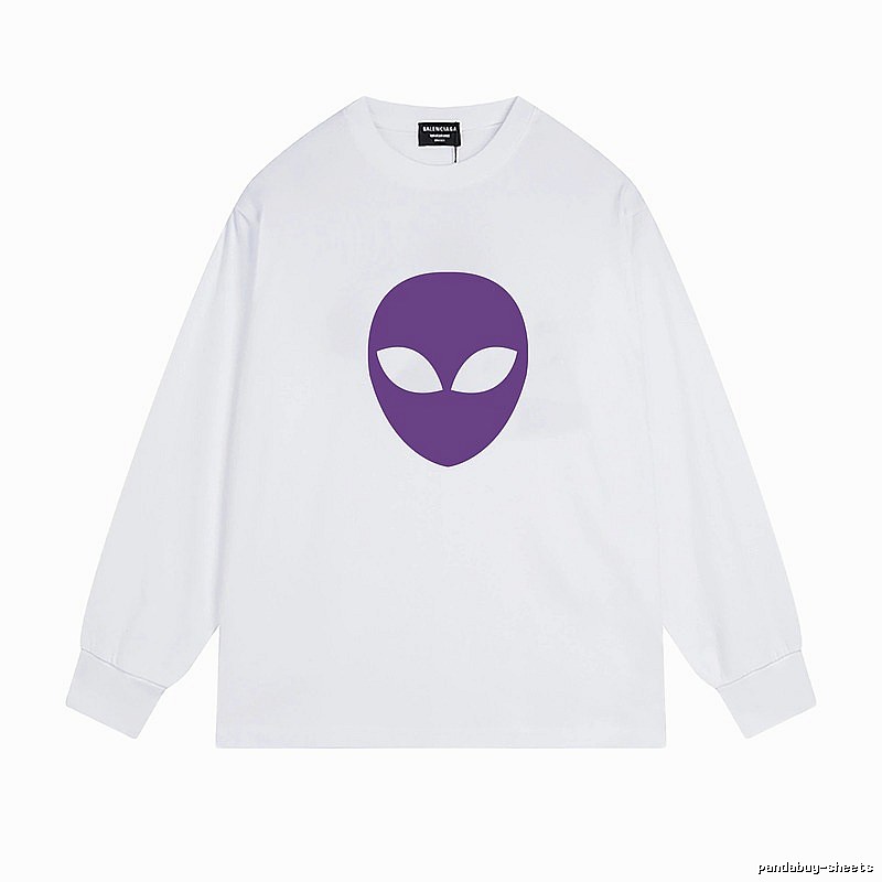Balenciaga Alien Print White T-shirt
