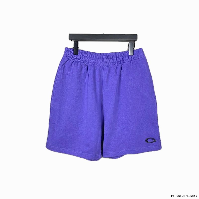 Balenciaga casual style purple shorts