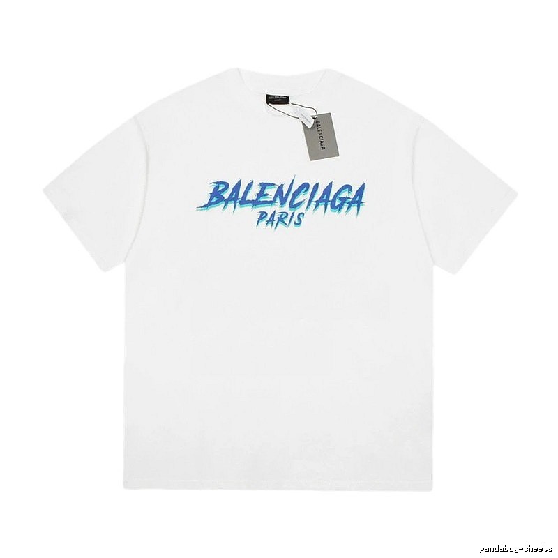 Balenciaga Graffiti Street Style White T-Shirt