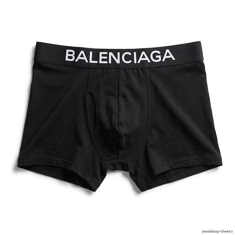 Balenciaga minimalist style black underwear
