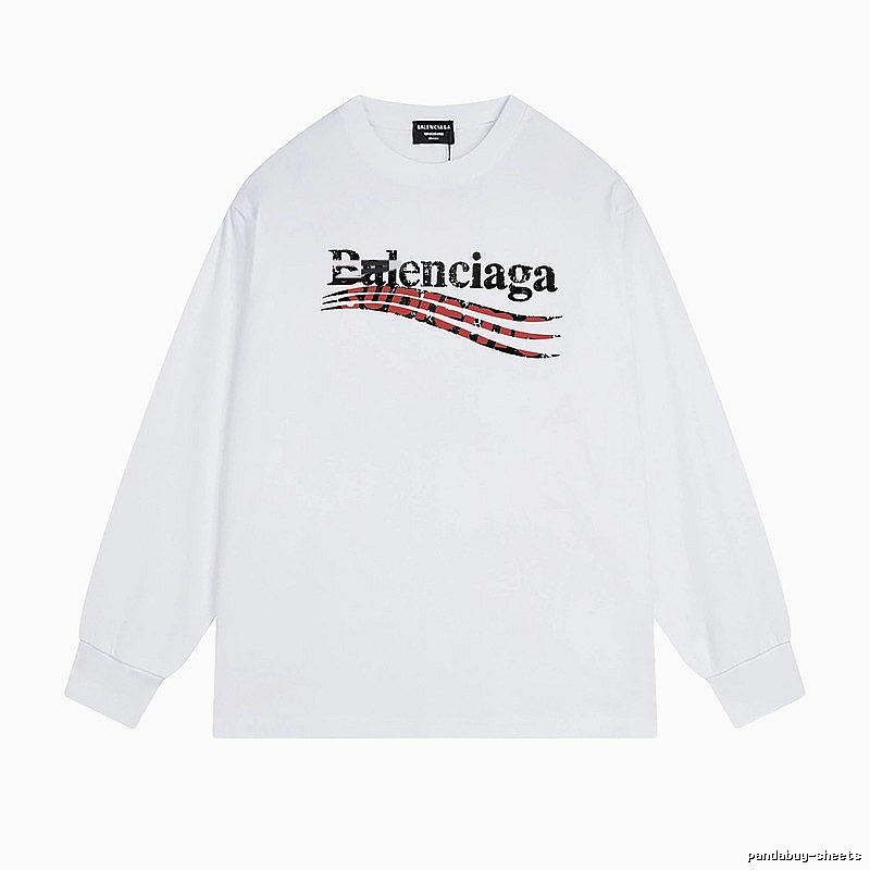 Balenciaga retro-style white T-shirt