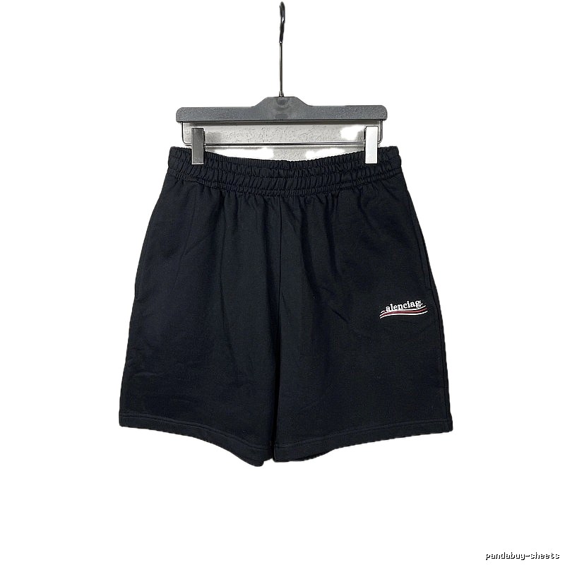Balenciaga sporty black shorts