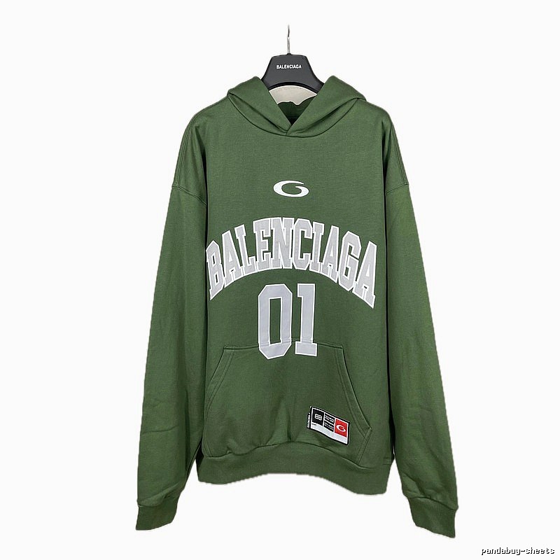 Balenciaga sporty green sweatshirt