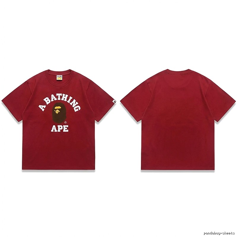 Bape Ape Head Minimalist Style T-shirt