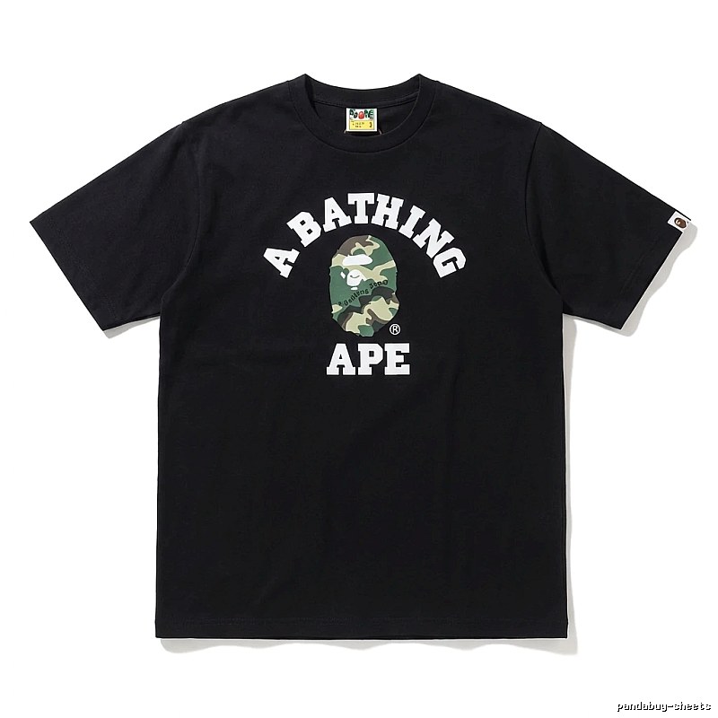 Bape Ape Head Trendy Black T-shirt