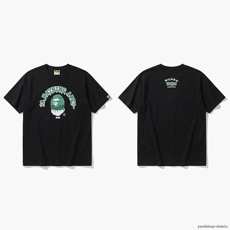 Bape Ape Head Trendy Black T-shirt