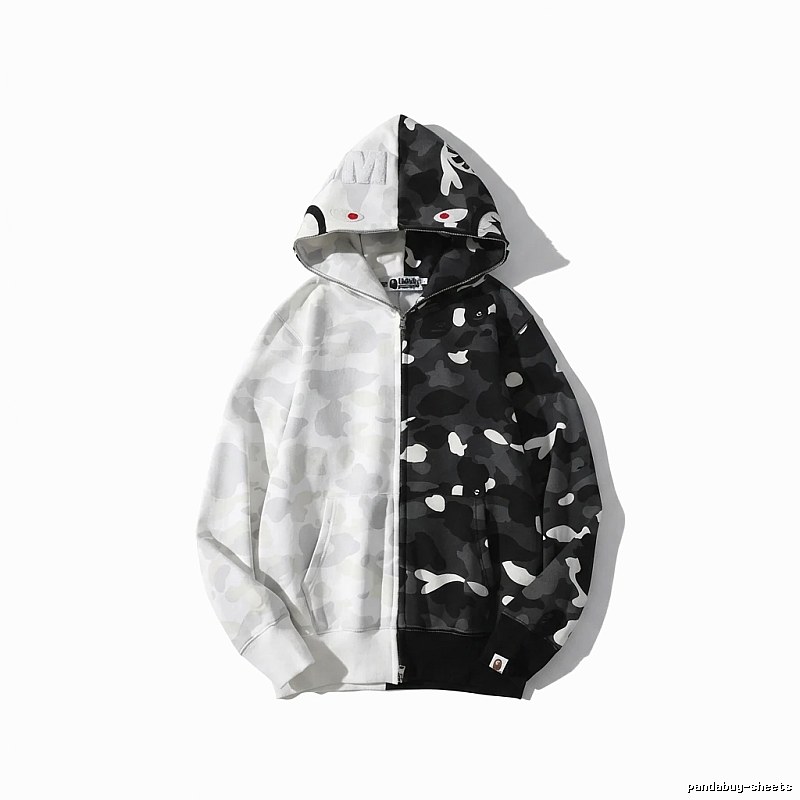 Bape camouflage patchwork style coat