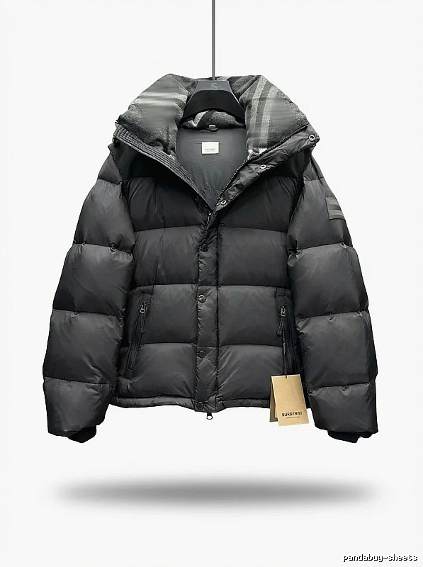 Black fashionable down jacket of Balenciaga