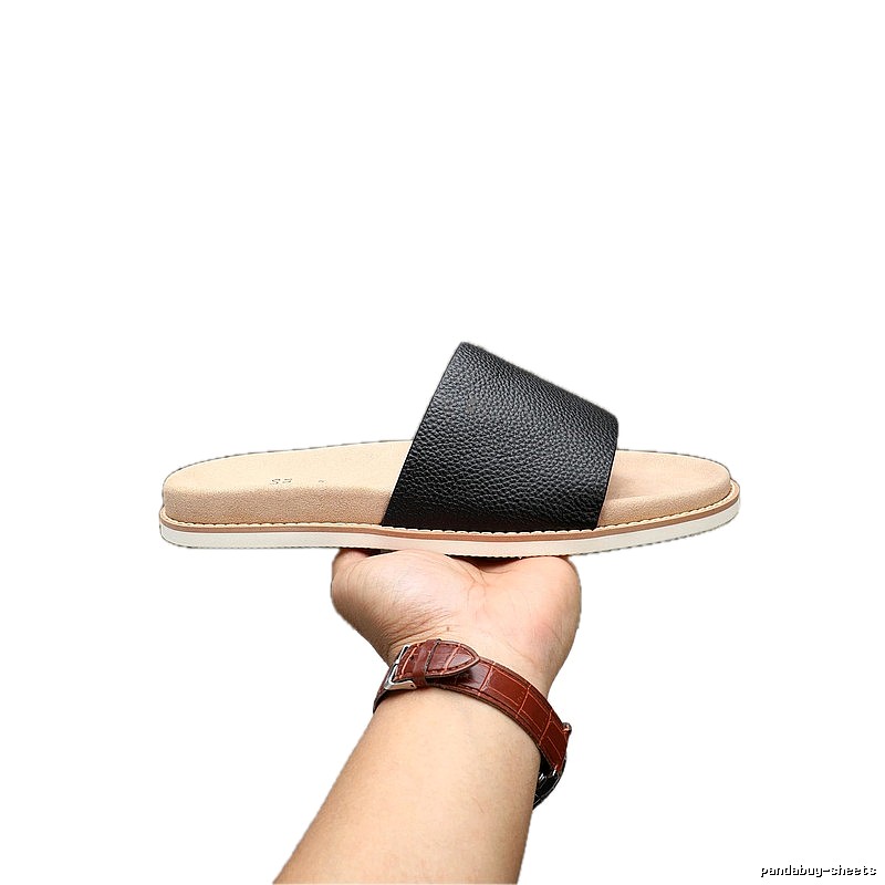 Brunello Cucinelli Casual-style Black Slide Sandals