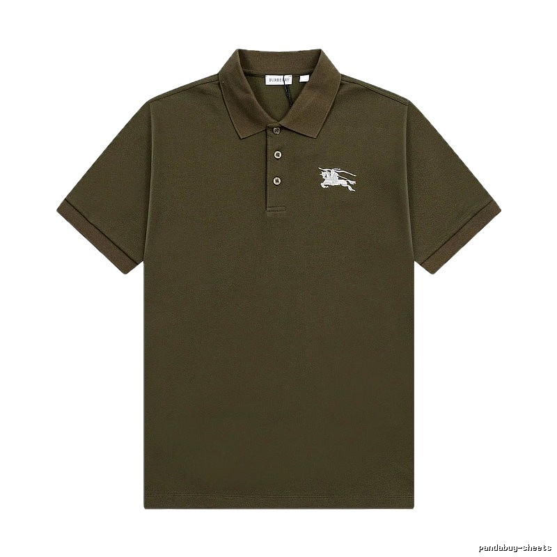 Burberry's retro-style polo shirt with the knight logo
