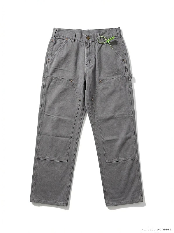 Carhartt workwear style cement gray long pants