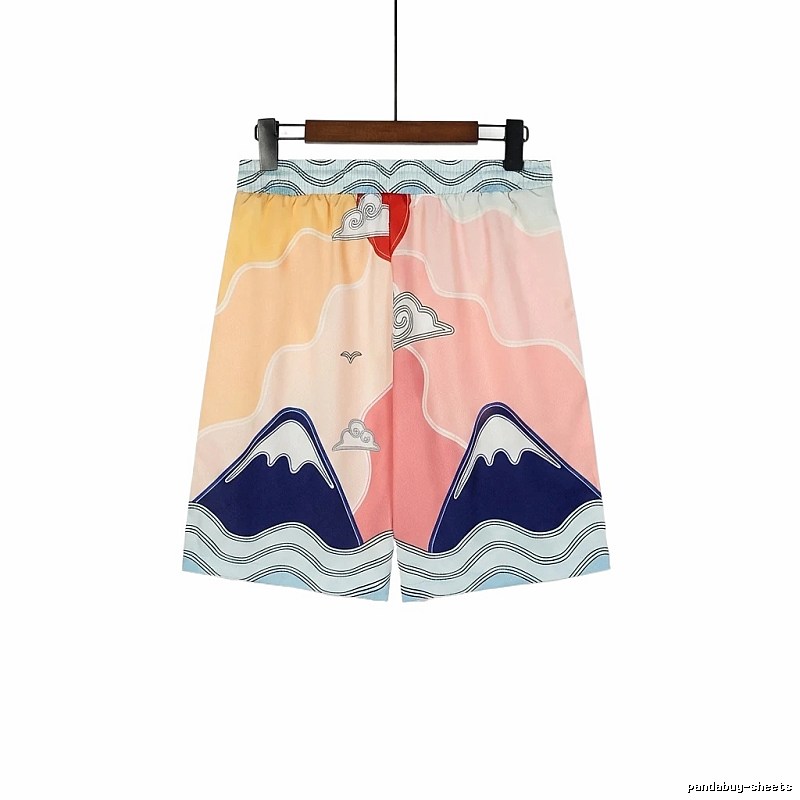 Casablanca Japanese-style and wind colorful shorts