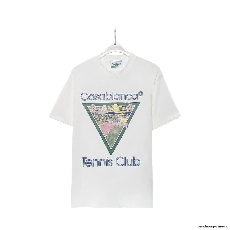 Casablanca Tennis Club Wind White T-shirt
