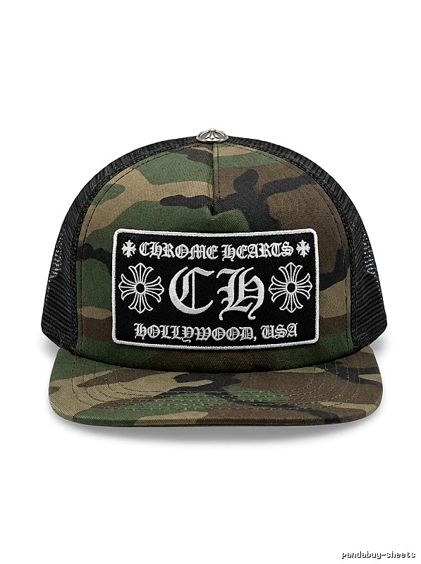 Chrome Hearts camouflage baseball cap