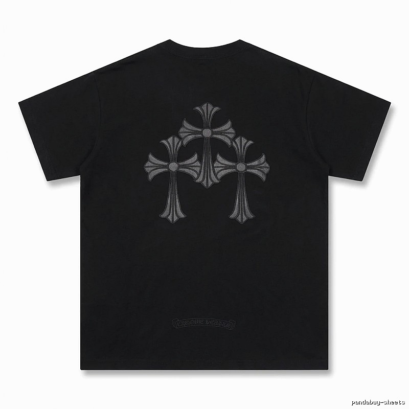 Chrome Hearts Cross Print Black T-shirt