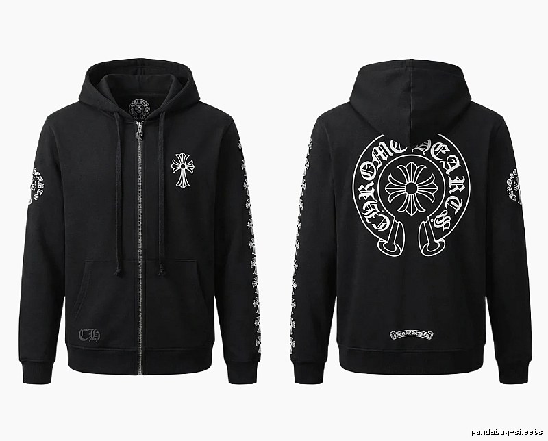 Chrome Hearts Cross Trendy Cool Black Sweatshirt